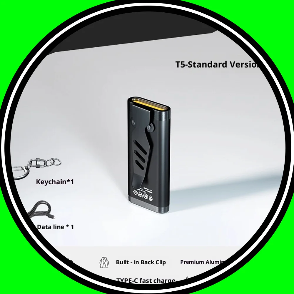 

LEM T5/T5 PRO Mini Flashlight Portable Keychain Light Type-C Rechargble Work Light 200mAh 100LM Camping Pocket Lantern