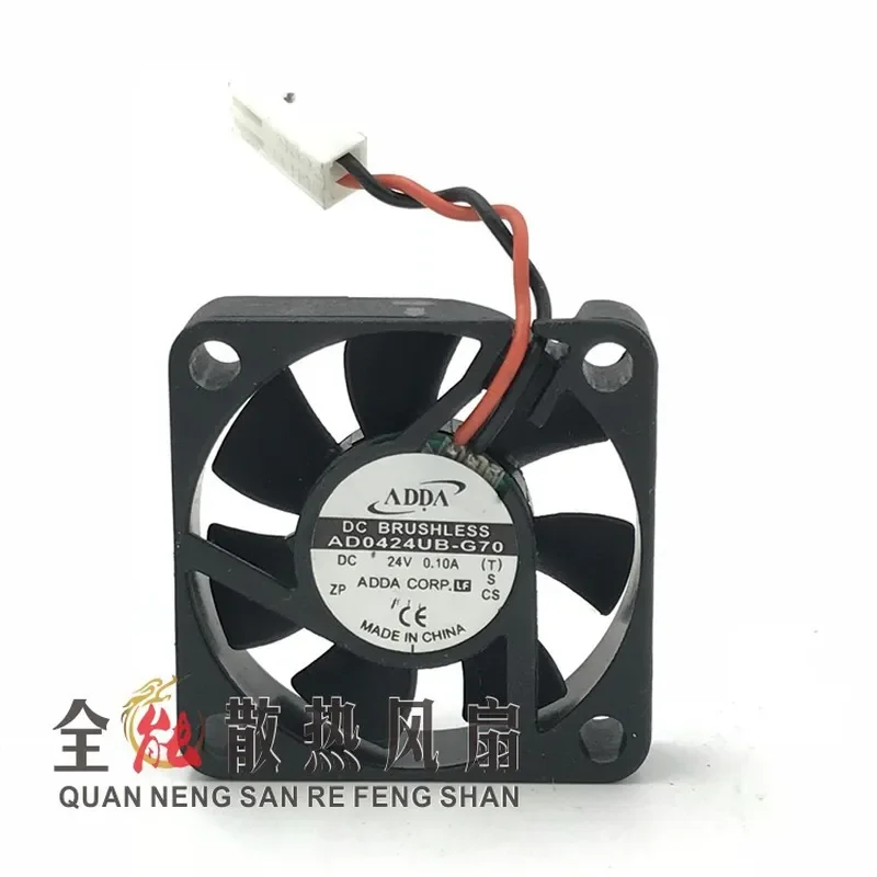 for ADDA AD0424UB-G70 Original Double Ball Bearing Variable Frequency Fan 24V 0.10A 4010 4CM