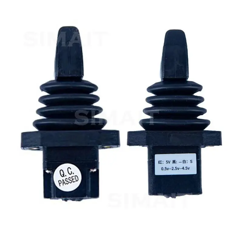 Single Axis Thumb Push Rod, Remote Control Rocker for Construction Machinery, Hydraulic Control, Hall Electronic Control
