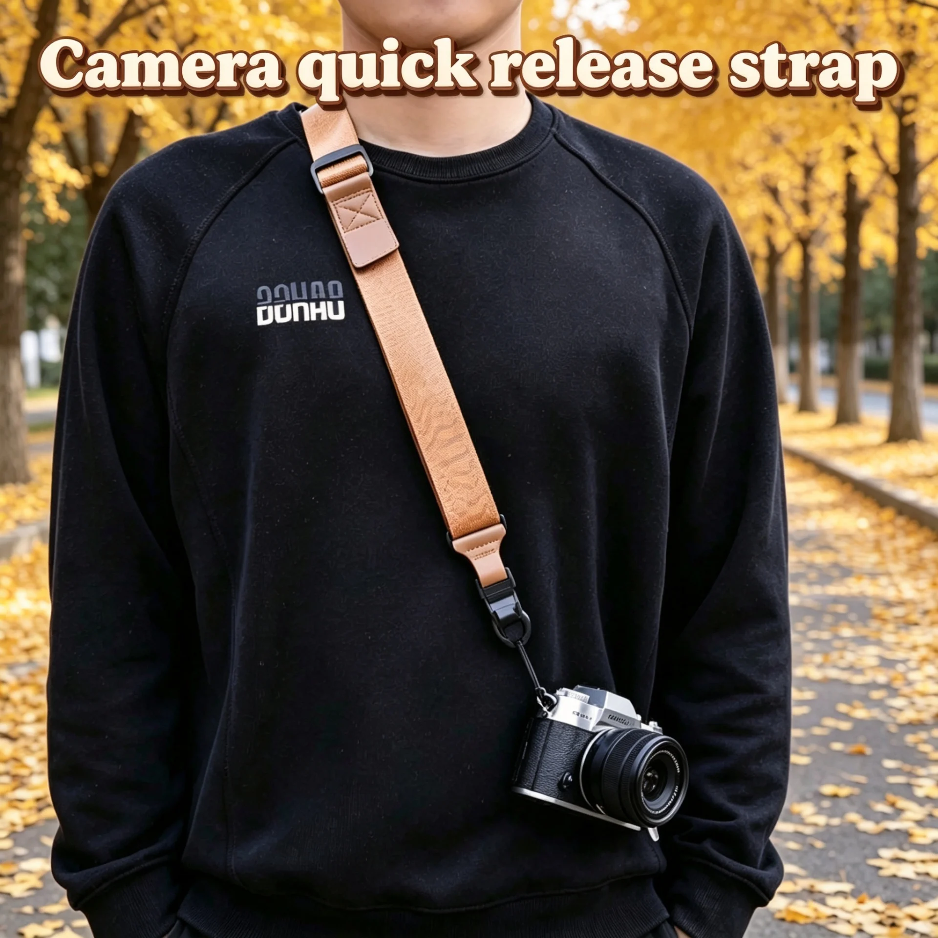 Quick Release Camera Strap Adjustable Shoulder Neck Belt for Canon Nikon Sony Fuji Leica XS20 XM5 ZFC R6 R8 Mirrorless Camera HD