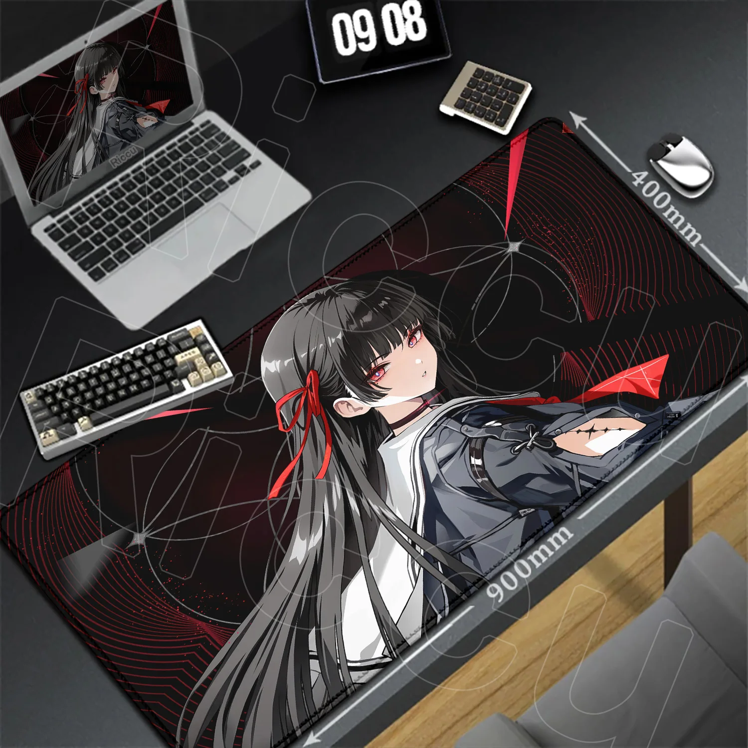 Popular Games  Wuthering Waves Role Chisa Mousepad PC Gaming Accessories desk organizers and trays Aesthetic Decoration Desk Pad