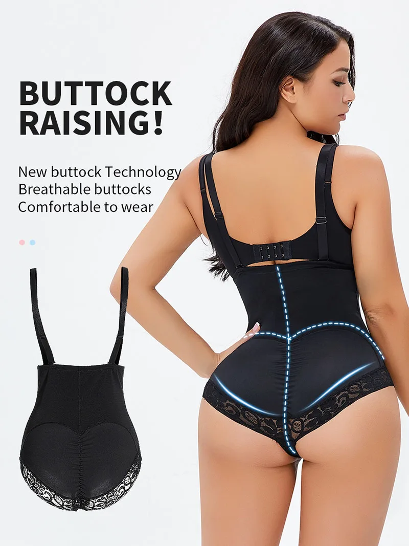 AfruliA Slimming Waist Trainer Body Shaper Sexy Lingerie Butt Lifter Body Modeling Fajas Colombianas Reductive Girdles Shapewear