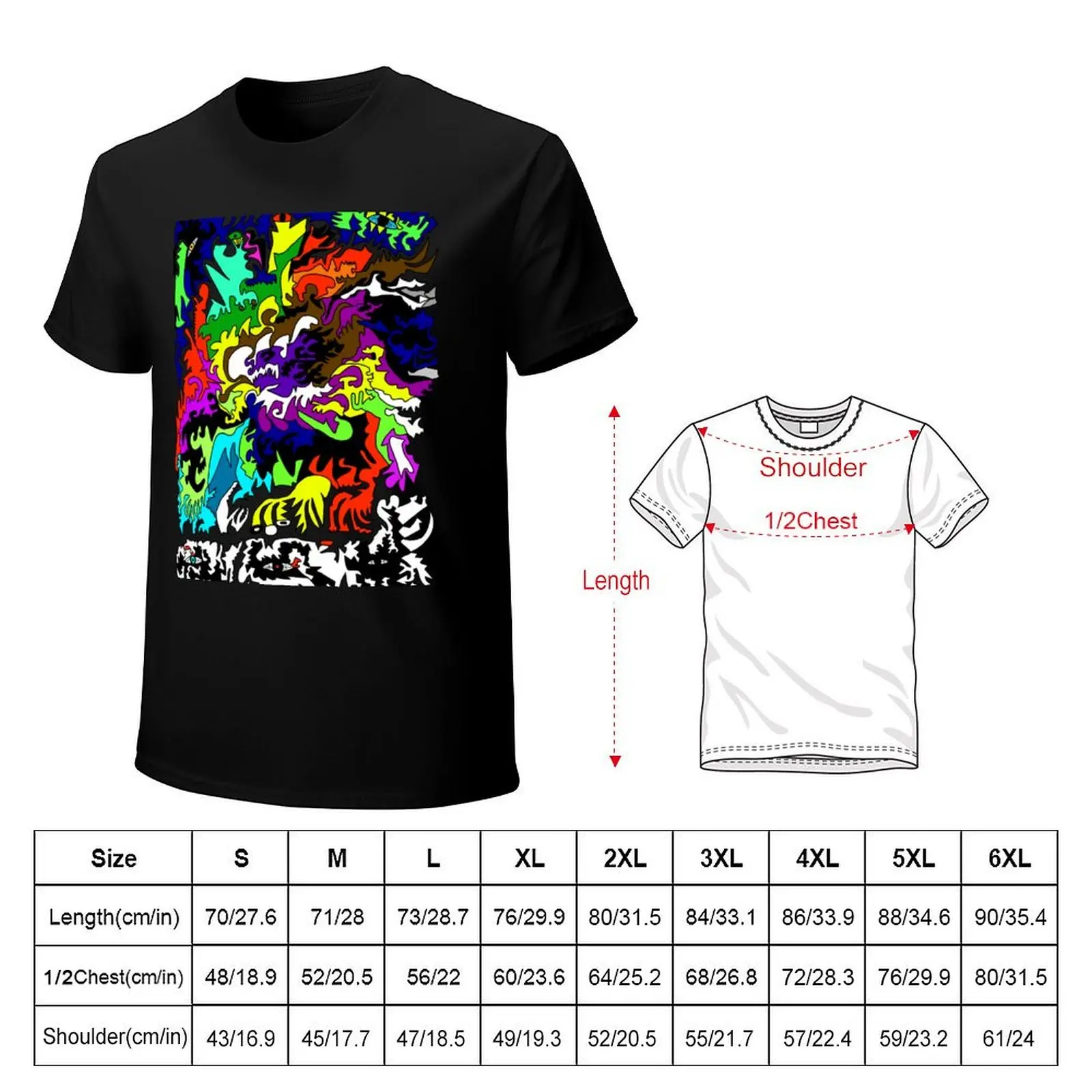 Creatures T-Shirt Vintage Style Printed Top