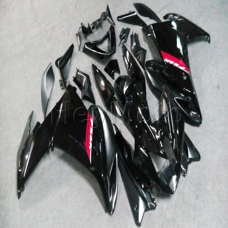 Full fairing kits for FZ6 FZ6R 2009 2010 black FZ6 09 10 FZ6R ABS plastic kit motor Fairing