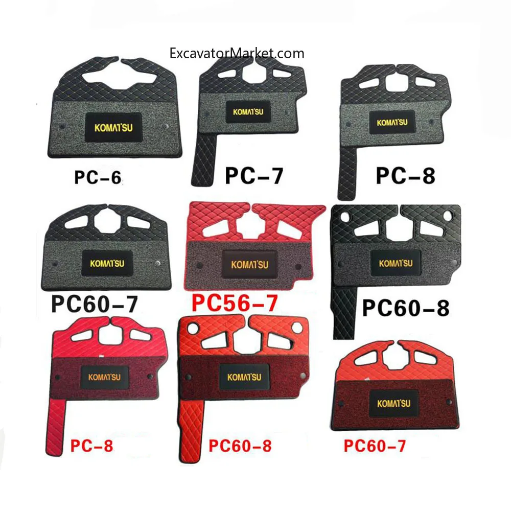 For  Excavator Accessories Cab Floor Mat KOMATSU pc56-7/60/130/200/360-5-6-7-8