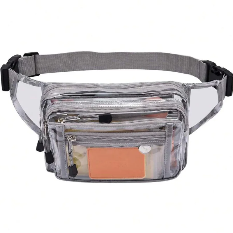 

Back To School Clear Waist Bag – Stadium Approved Transparent Large Capacity Fanny Pack For Women, School, Work & Sports Events
