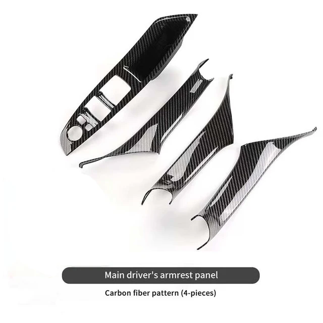 Auto Türgriff Trim Abdeckung Auto Armlehne Schutz Aufkleber Innen Zubehör Für BMW 5er F10 F18 F11 11-17 Linkslenker