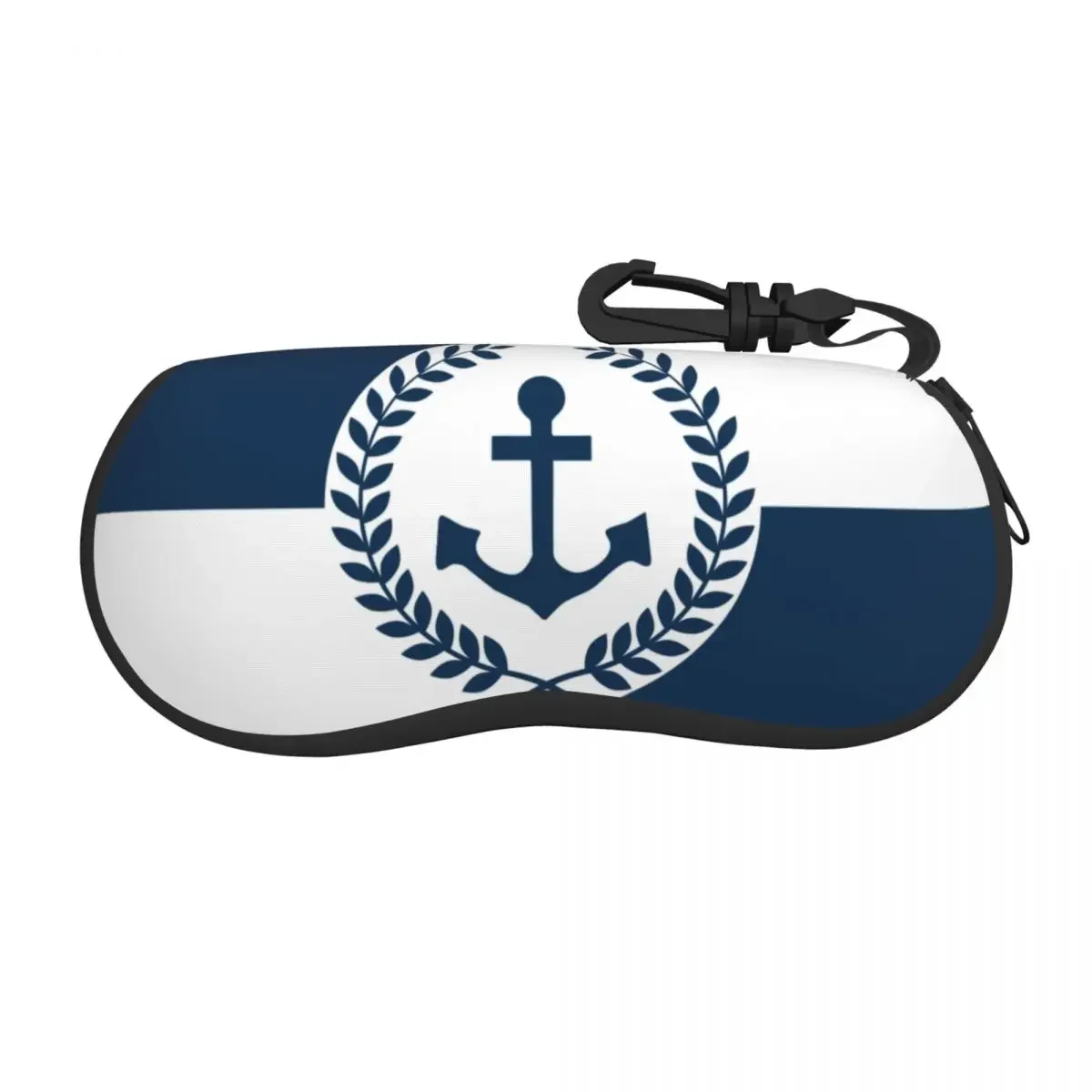 personalized Nautical Anchor Themed Design Shell Eyeglasses Case Women Men Cool Sailing Sailor Glasses Case Sunglasses Box Pouch