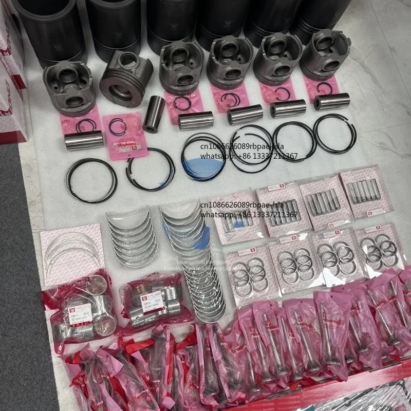 SAA6D140E-5 Liner Kit Overhaul Kit Excavator PC850-8 PC800-8EO PC800-8 Cylinder Liner Kit Engine for