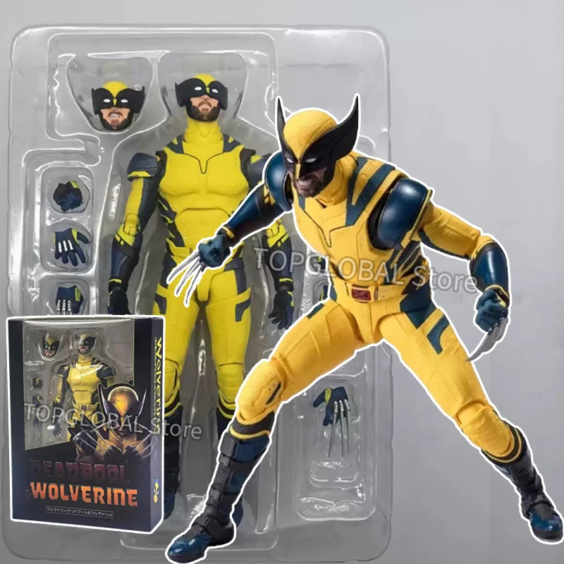 Shf Wolverine x-men figurine Deadpool Wade Winston Wilson figurines modèles de mobilité commune Collection enfants jouets cadeau