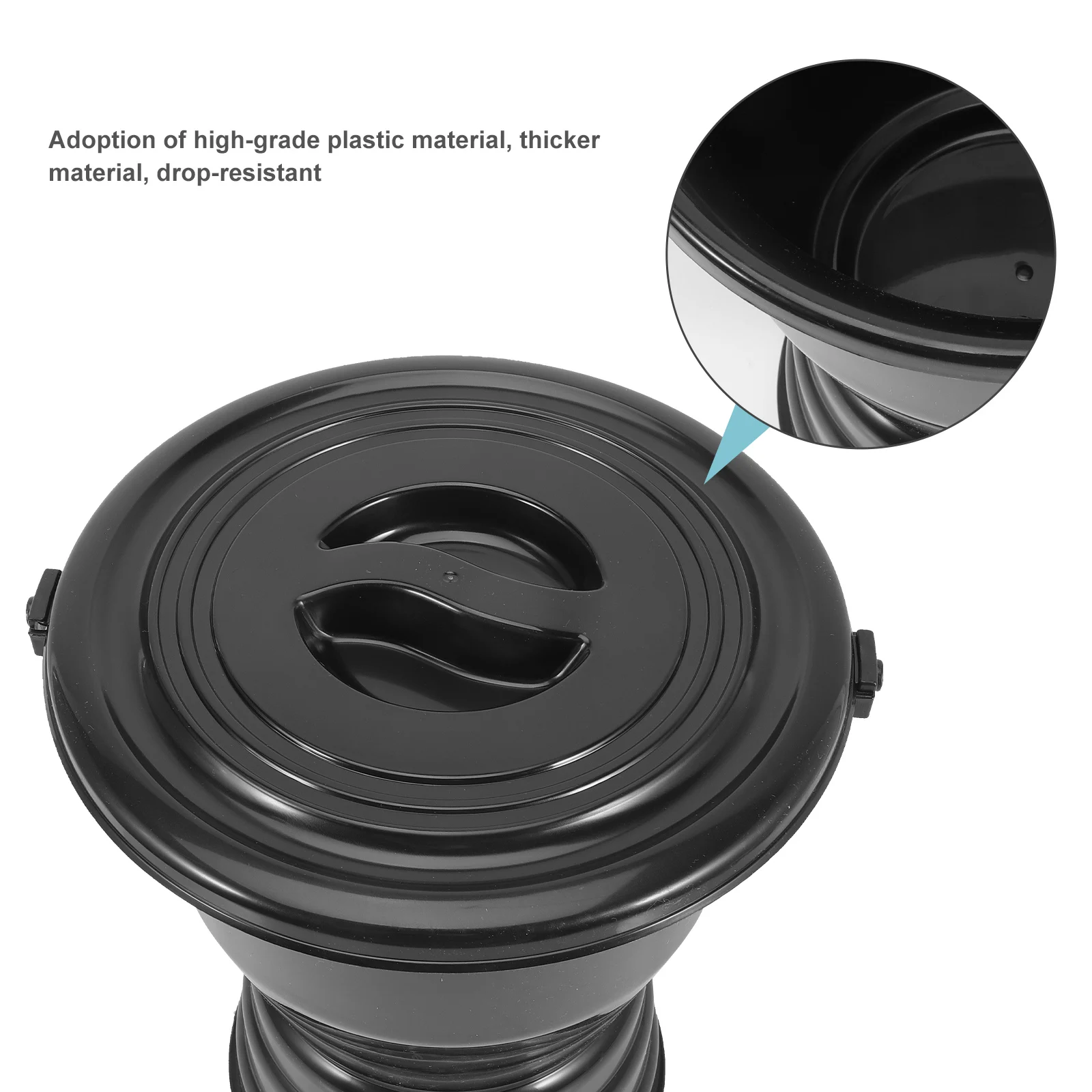 

High-Grade Plastic Material Thicken Chamber Pot Odor Isolation Clean Hygienic Portable Urinal for Inconvenient Times