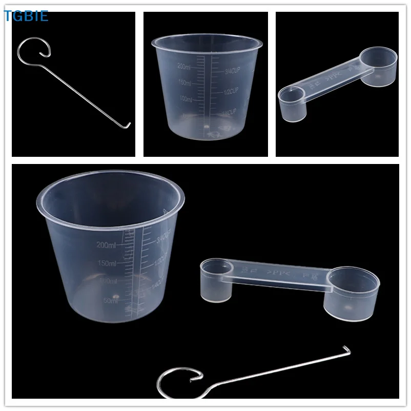 [TL][TL] 1 Juego de piezas para máquina de pan, Kit de cuchara y taza medidora de 200ML, herramienta de extracción para Donlim Midea ACA PETRUS, Etc.
