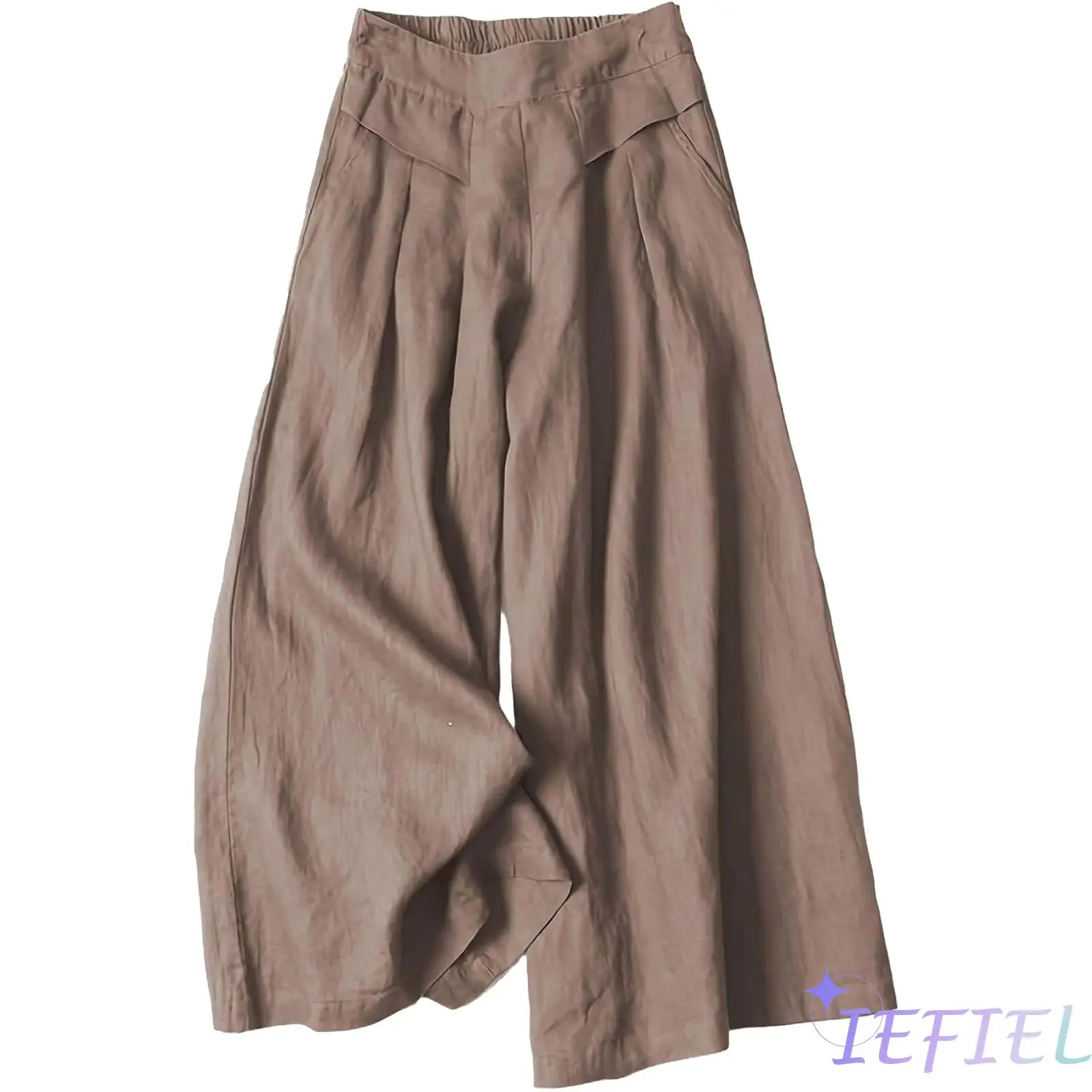 

Womens Summer Hip Hop Cargo Pants Elastic Waist Side Pockets Wide Leg Pants for Street Dance Practice Loose Dancing Pants