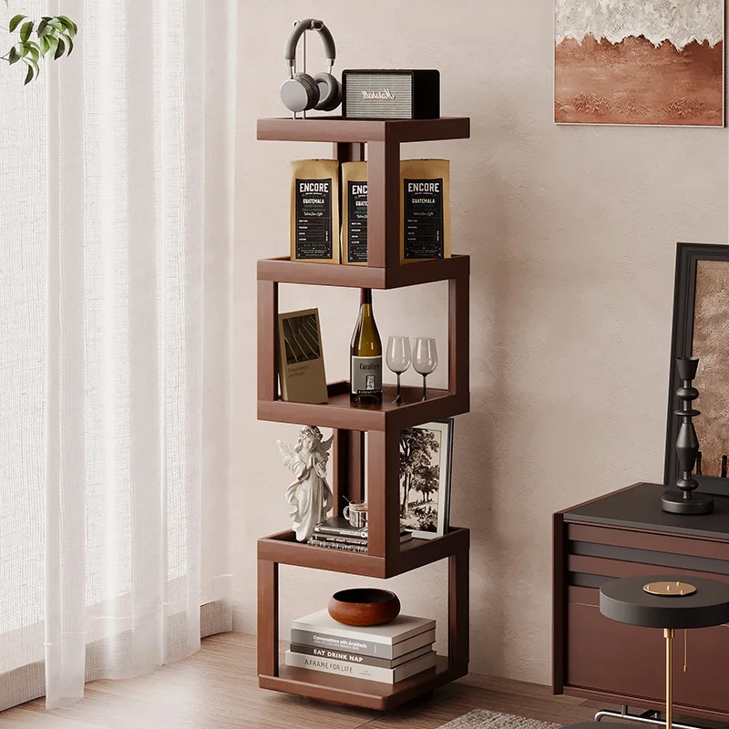Librerías de exhibición de madera para sala de estar, ahorro de espacio, estante Interior minimalista para libros, Librero de moda, muebles de estilo chino