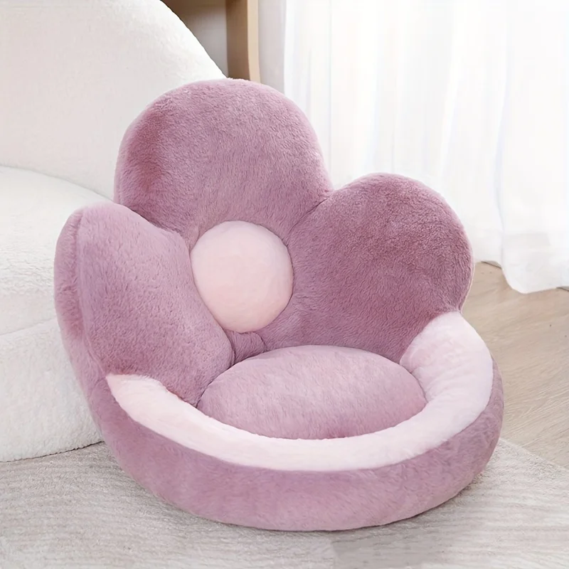 

Flower Pillow Cushion Creative Plush Cushion Multicolor Soft Home Cushion Against the Waist Girls Nap Pillow Bedroom Seat Pillow