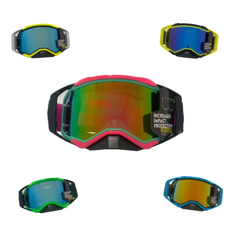 Outdoor Off‑Road Protective Eyewear Adjustable Headband Anti‑Fog Ventilated Goggles for All Kinds Of Riding Sports