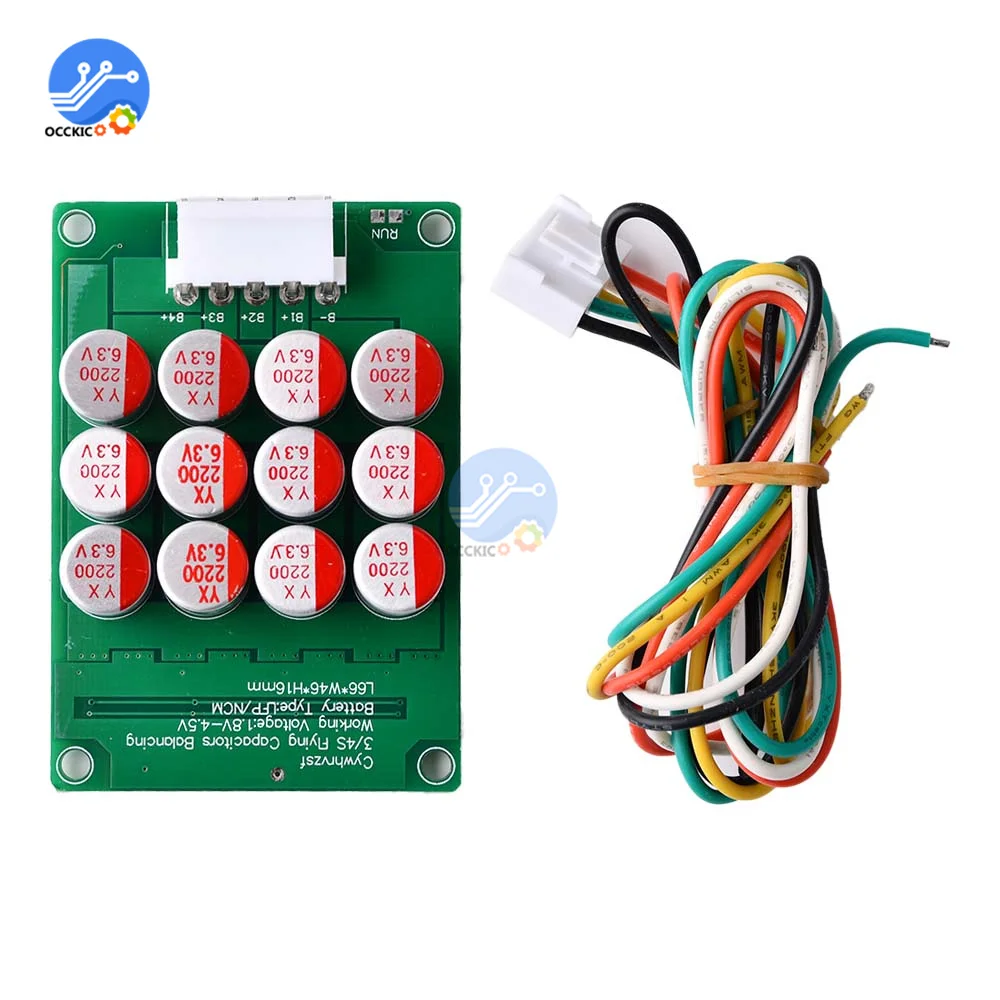 5.5A BMS 4S نشط الموازن مجلس ليثيوم أيون Lifepo4 عفرتو البطارية مكثف المعادل نقل الطاقة مع حالة وقائية