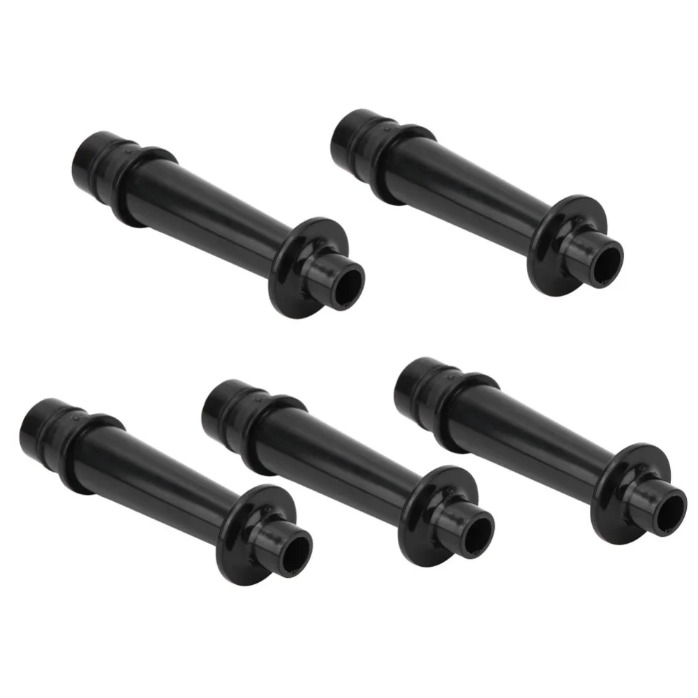 5PCS Professional ABS Melodica Mouthpiece Black Color Mouth Organ Mouthpiece Pianica Mouthpiece Melodica Enthusiasts