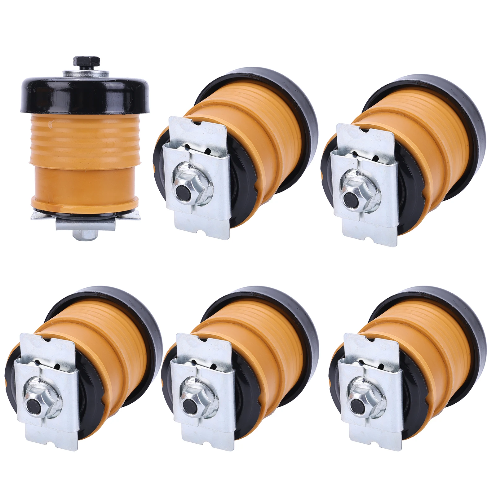 

6Pcs Body Mount Bushings Compatible For Ford F250 F350 F450 F550 Super Duty 2008-2016 Replace 924-065 924-066