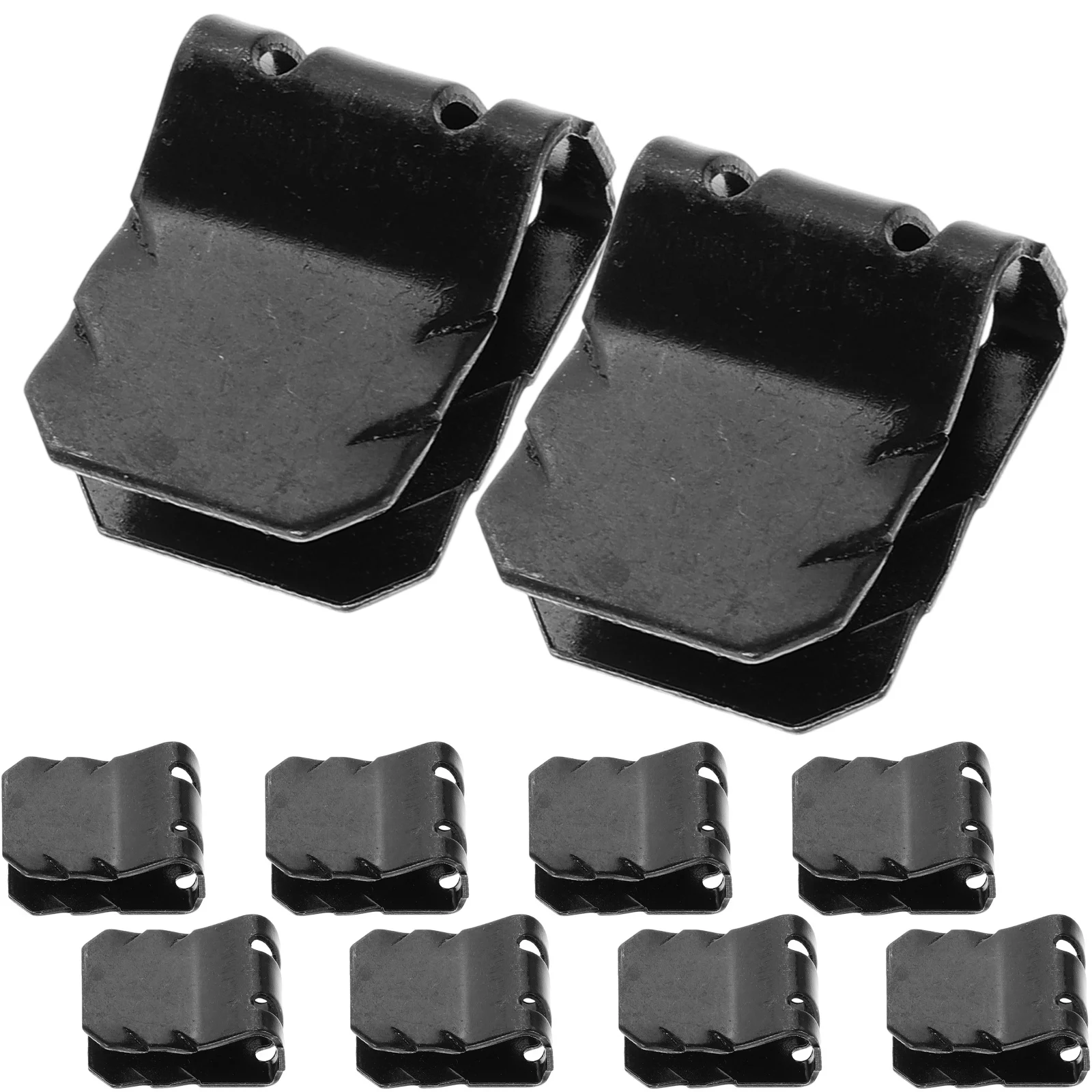 

10pcs Mud Shield Clips Metal Retainer Fasteners For Engine Hood Support Rod U-Shaped Automotive Wire Clamp Cable Clip Vehicle