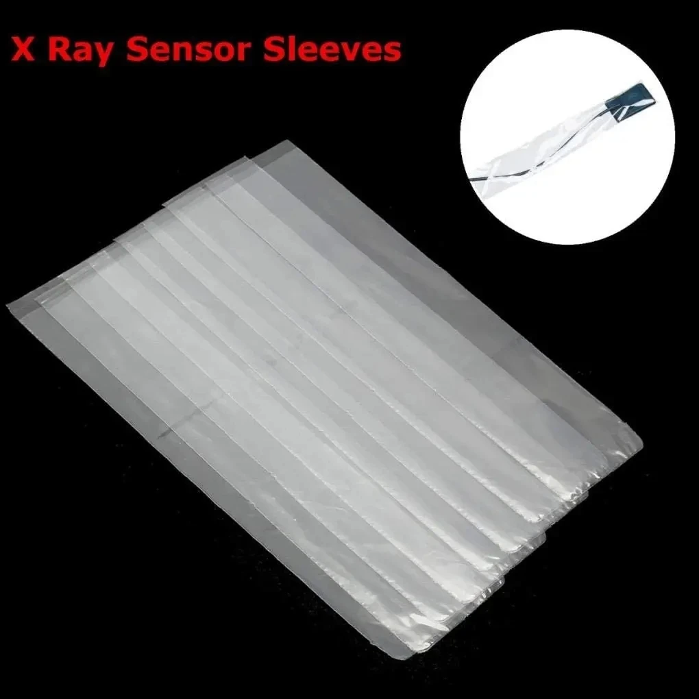 500Pcs/box Disposable Dental Material Plastic X-Ray Sensor Protective Film Cover Bags Transparent Dentistry Accessories