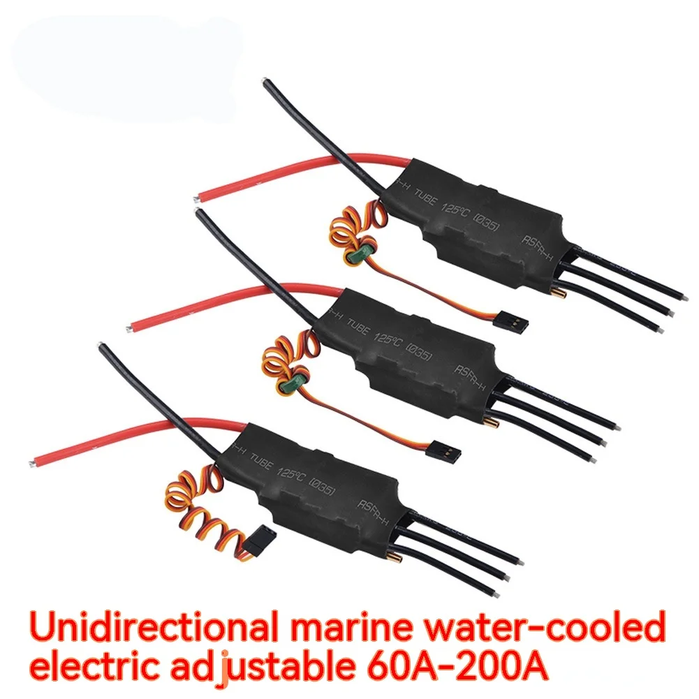 Brushless Electric Marine Water-cooled 80a125a 200a 60a 100a With Ubec Output And Unidirectional Water-cooled Block