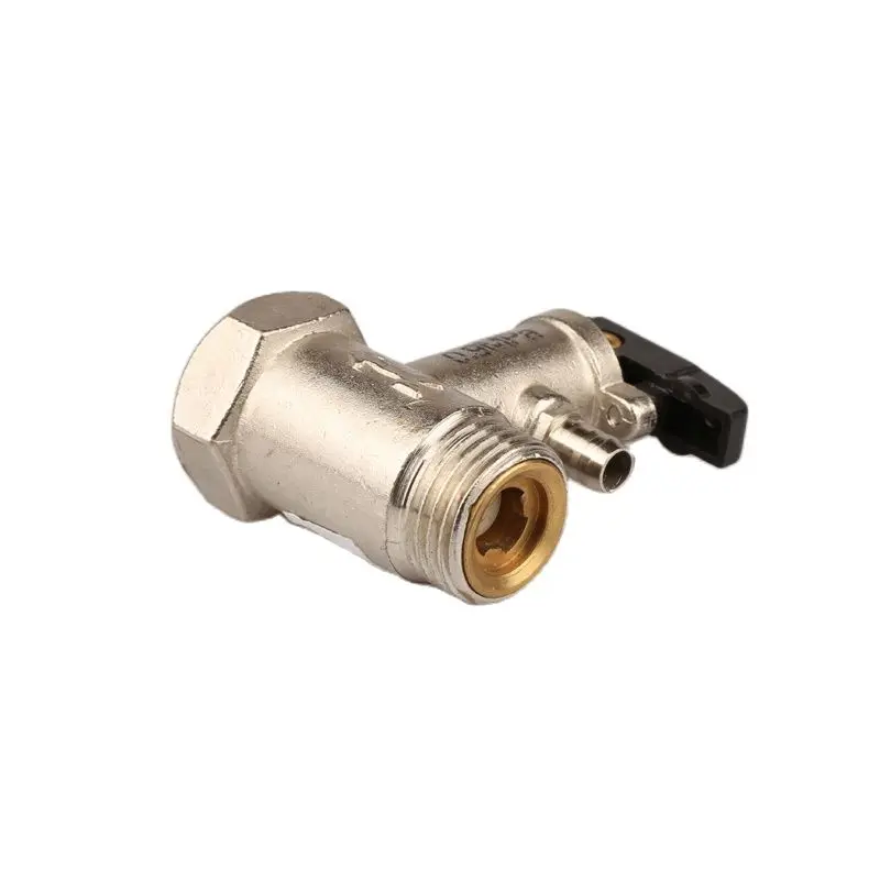Isuotuo 0.9MPa DN15 Relief Valve Brass Black 1/2\