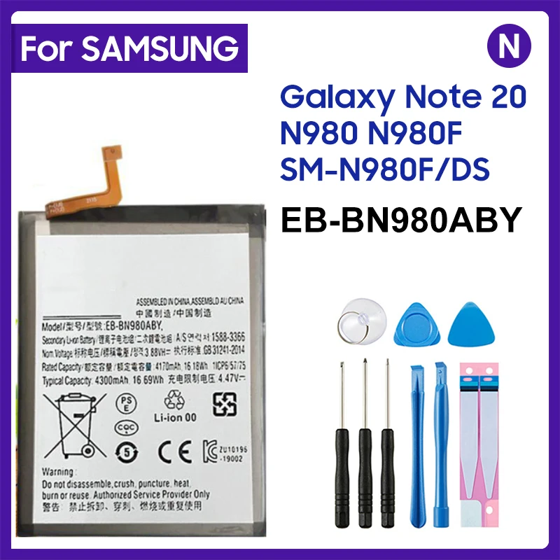 EB-BN980ABY baterii do samsung Galaxy Note 20 N980F SM-N980F/DS N980 EB-BN980ABY baterii