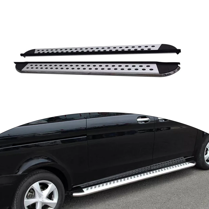 High Quality Factory Price Aluminum Profile Side Step Running Board Pedal Auto Exterior Mod Parts Fit Mercedes Viano W639 2004+