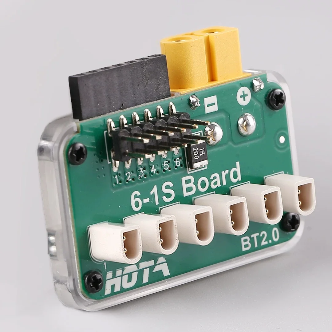 HOTA 1S Gum Battery Adapter BT2.0 1 To 6 Splitter for D6Pro Charger Accessories