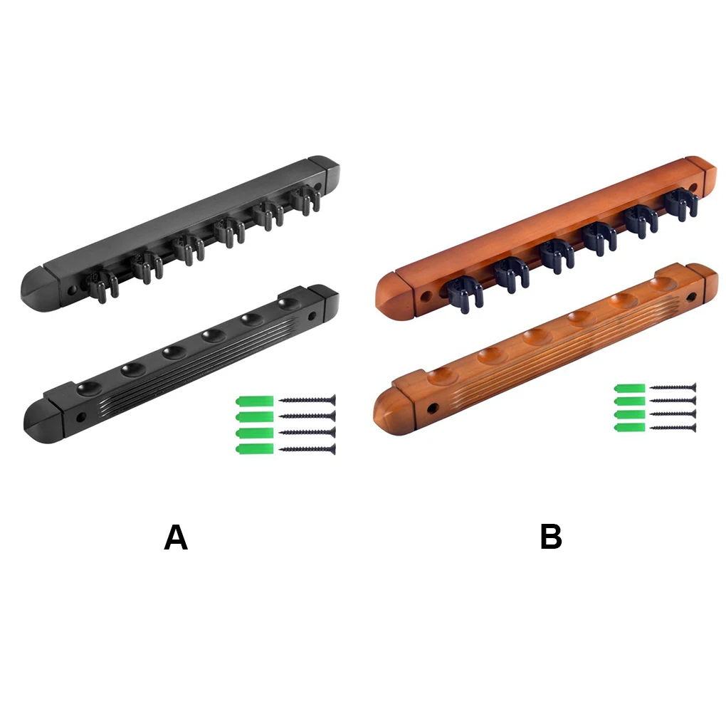 

1 пара 6 Киев для бильярда стойка держатель для хранения стержень Экономия места кронштейн
