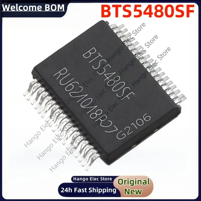 

5PCS/Lot Original BTS5480SF SSOP36 Automotive computer board headlight control chip