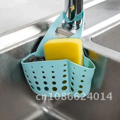 

Adjustable Snap Hanging Drain Basket Kitchen Gadgets Kitchen Sink Drain Basket Dish Cloth Soap Sponge Holder Utensils Organizer