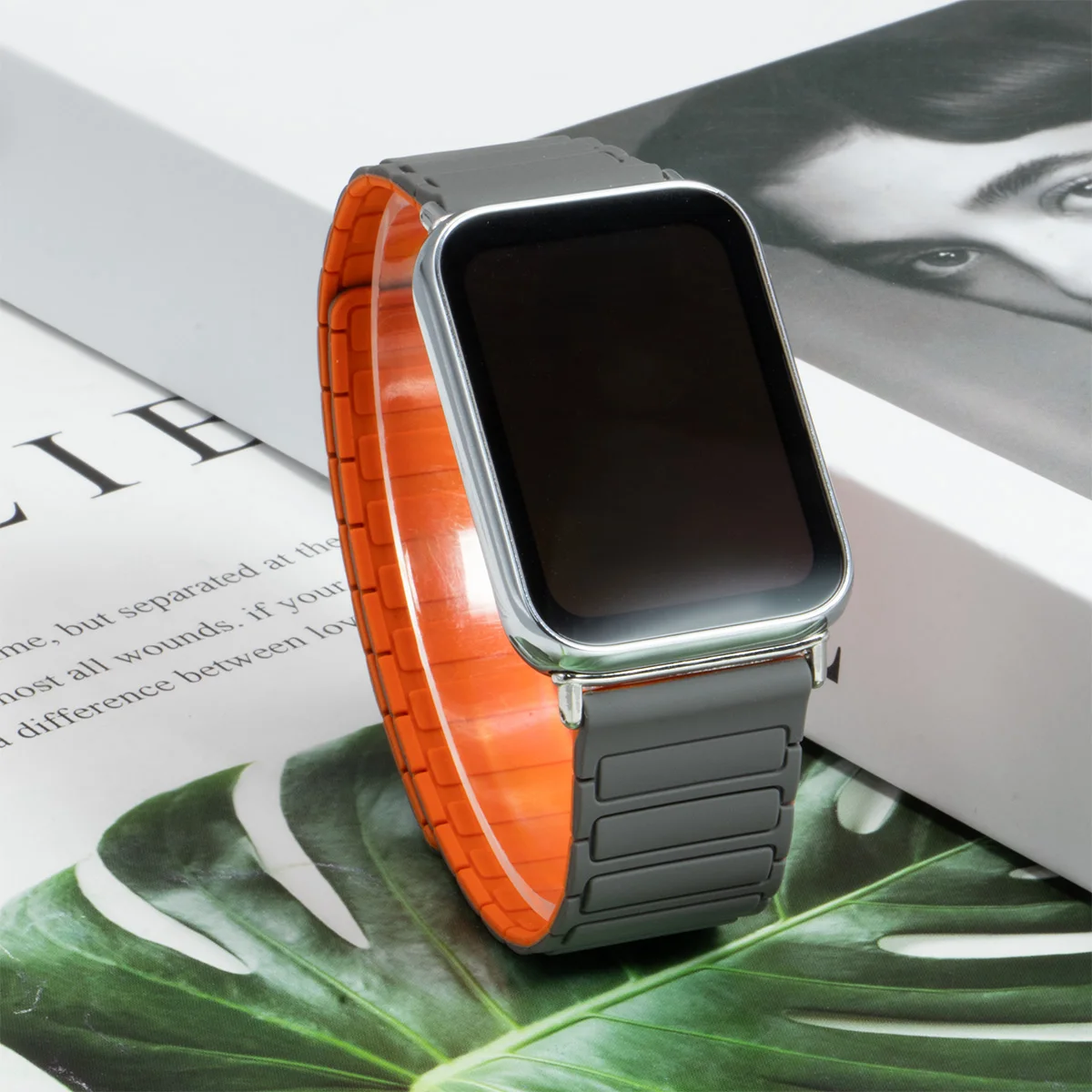 Cinturino magnetico in silicone per Redmi Watch 4/5 Bracciale a fascia ad anello per Xiaomi Mi Band 8 Pro/9 Pro Accessori per cinturini di ricambio