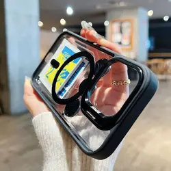 Luxury Magnetic Shockproof Phone Case For iPhone 16 15 14 13 12 11 Pro Max Plus Funda Stand Glass Lens Protection Back Cover