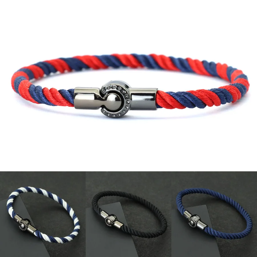 Men Two Tone Braide…