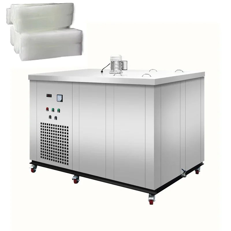 Manufacture Commercial Italian Ice Maker 500Kg Industrial Cheap Ice Cube Making Machines With Stainless Steel Ice Block Mold