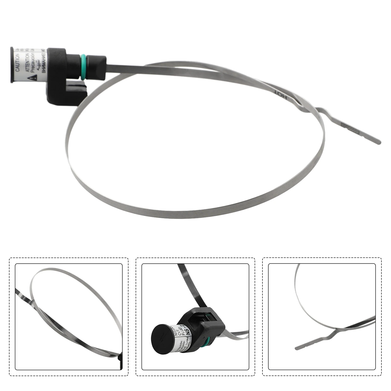 

1 шт., щуп уровня масла трансмиссии двигателя автомобиля для Nissan Maxima для Altima 31086JA00A, лист нержавеющей стали 60 см, серебристый