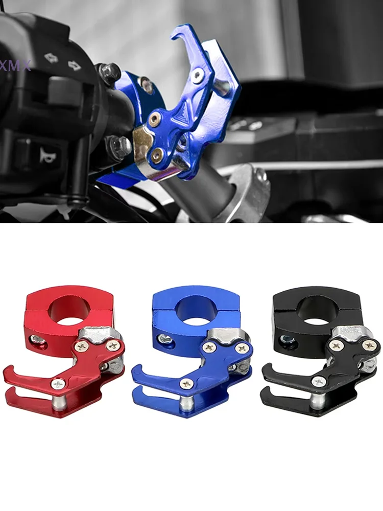 

1Pc Helmet Claw Hook Motorcycle Holder For Bike Bicycle Storage Bag Aluminum Clips Luggage Hanger Moto Fasteners On Handlebar