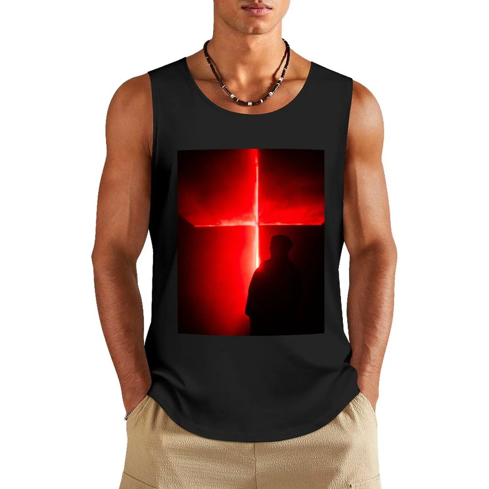 

Dark Cross Tank Top bodybuilding t-shirt Men's t shirt basketball sleeveless jackets