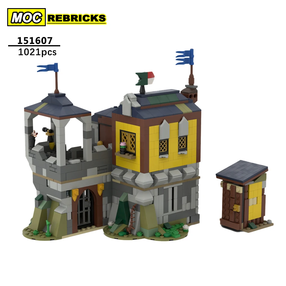 

Street View Series Alternate Quarters House Building Block MOC-151607 Collection Experts High Difficulty Puzzle Brick Toy Xmas