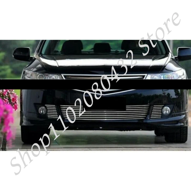 Car Accessories For Honda Accord MK8 Spirior 2009-2012High quality Metal Front Grille Around Trim Racing Grills Trim Car styling