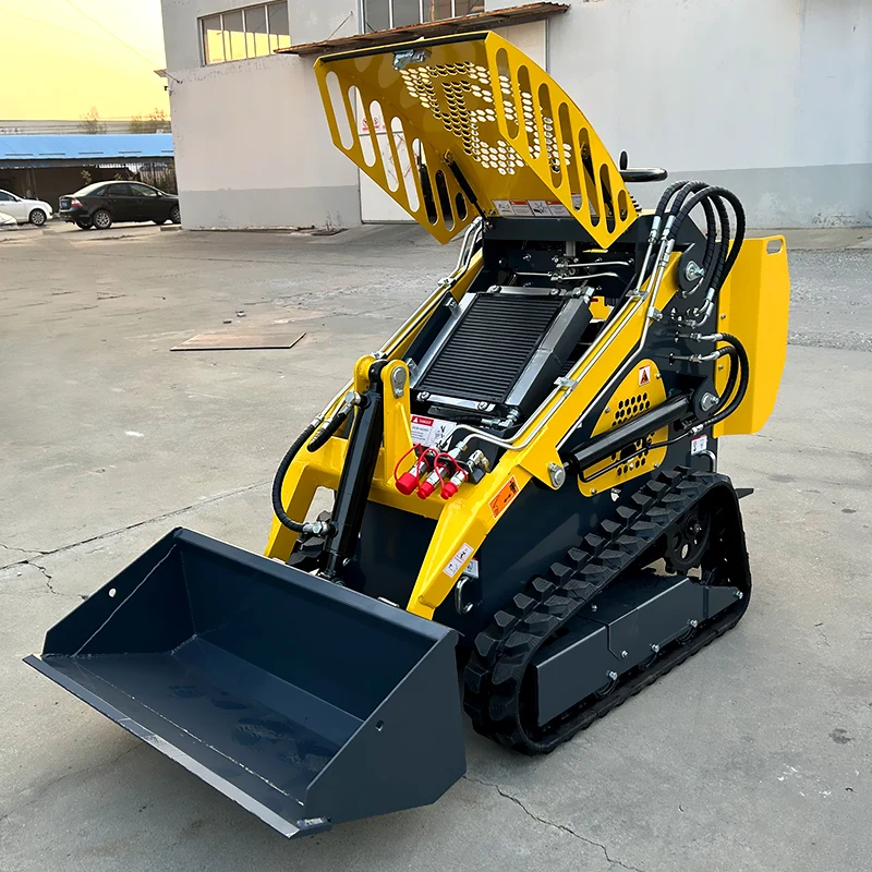 Caricatore cingolato personalizzato Caricatore diesel con motore CE EPA Skidsteer Macchinari per terreni Skid Steer Caricatore in vendita