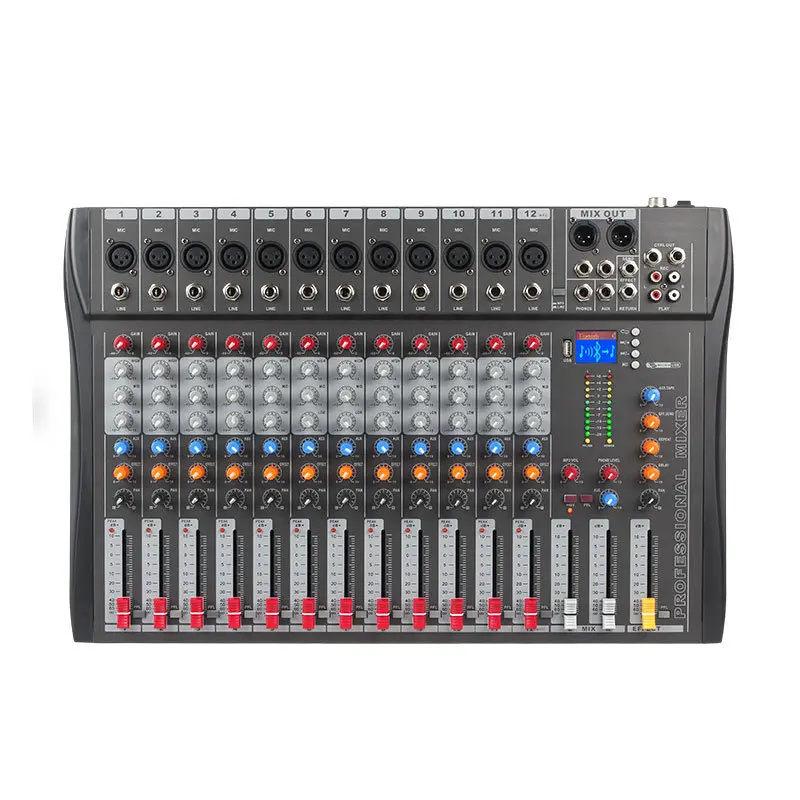 Digital DSP 32  Channel Audio Mixer Touch Screen Built In Effector Wifi Professional Console Mixing With   Function