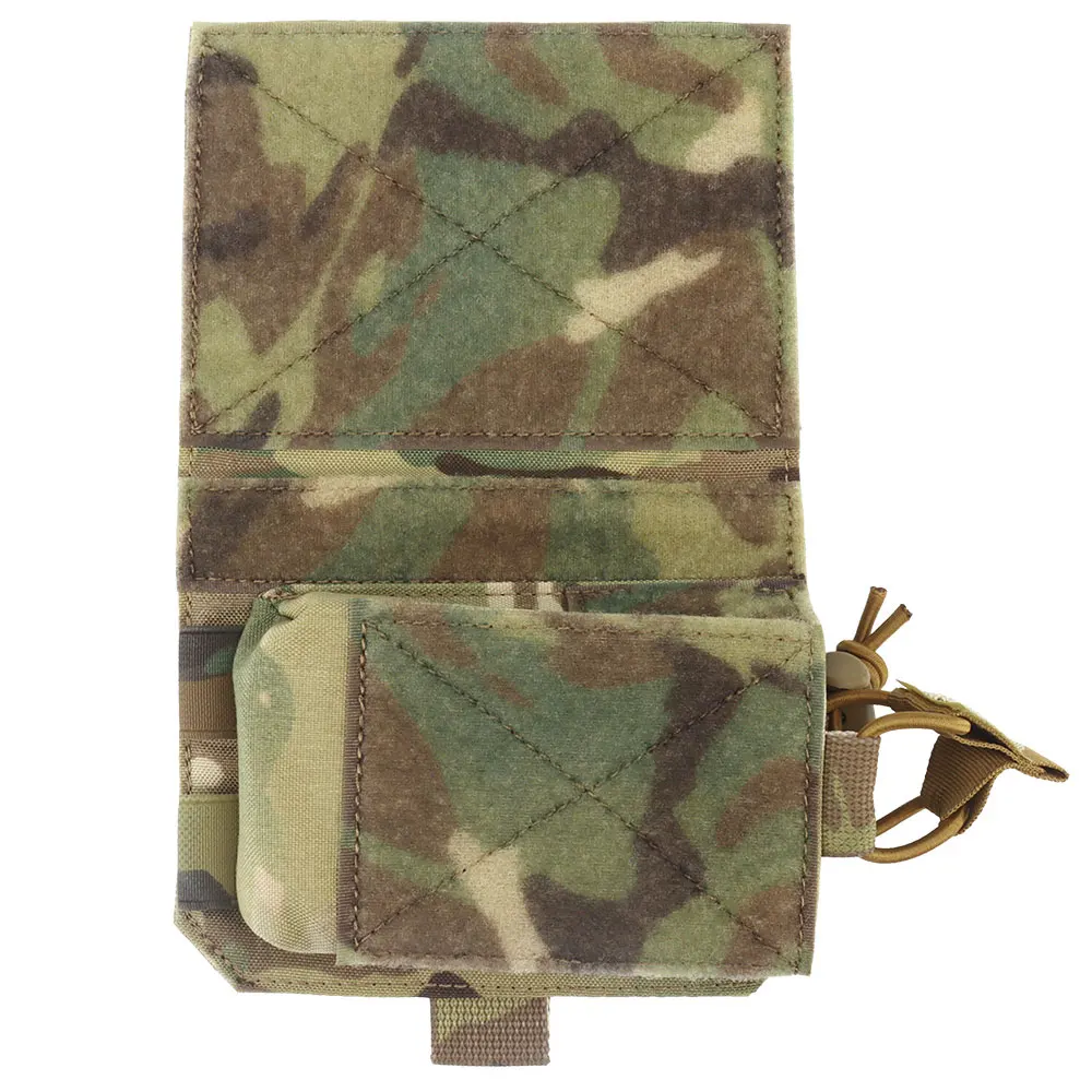 Tactical Single Magazine Pouch Horizontal Utility Pack Radio Pouch MAG Insert Flap Cover For MK2 MK3 MK4 Tactical Chest Rig Vest