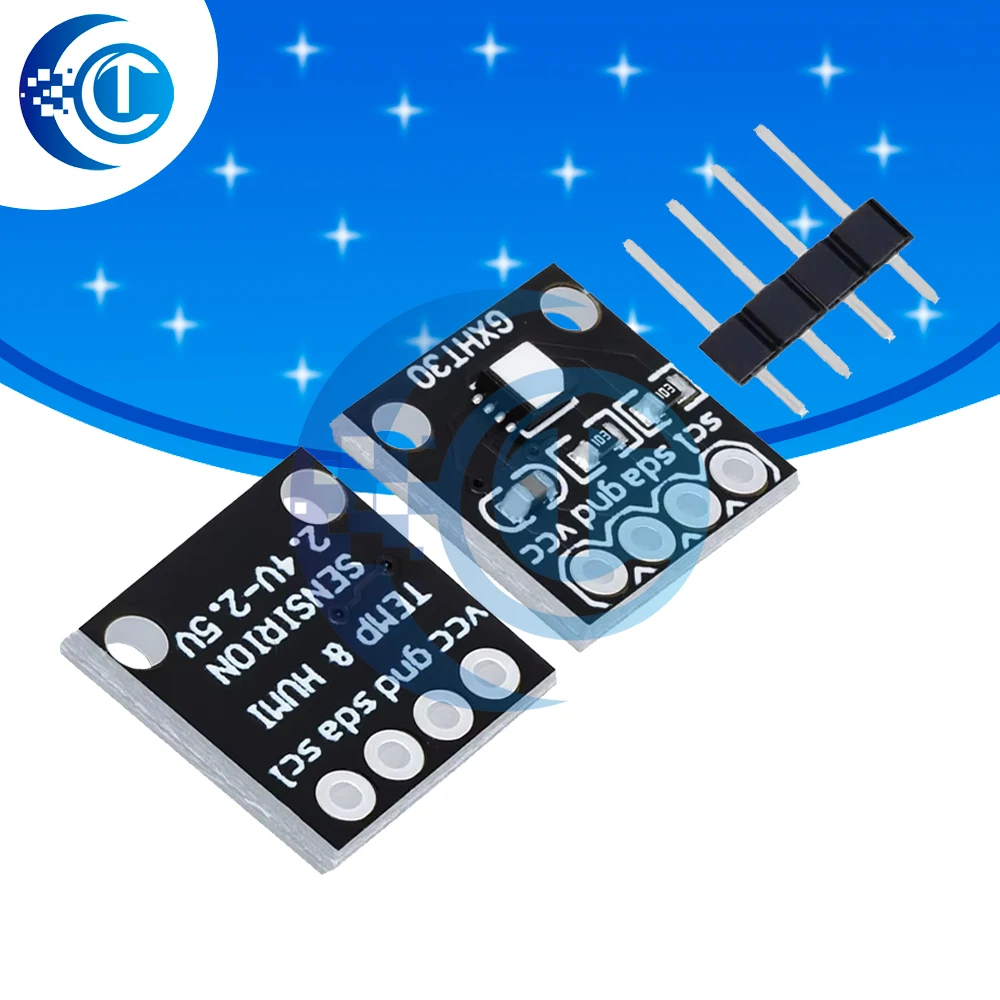 GXHT30 Temperature Humidity Sensor Module Microcontroller IIC I2C Breakout Weather Compliant Compatible SHT31 SHT30 For Arduino