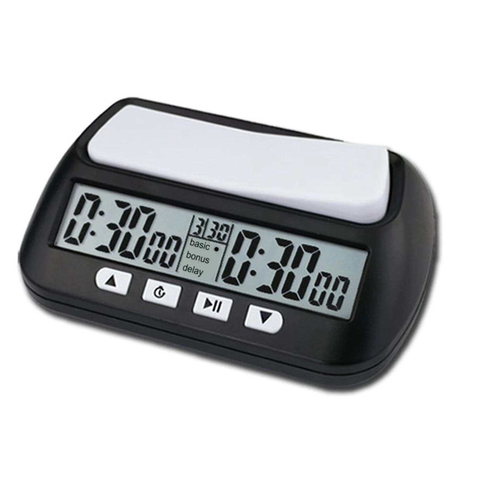 Chess Clock Digital Chess Timer with Audible Alarm Function YS 902 Black English Version Digital Chess Clock Chess Clock Timer