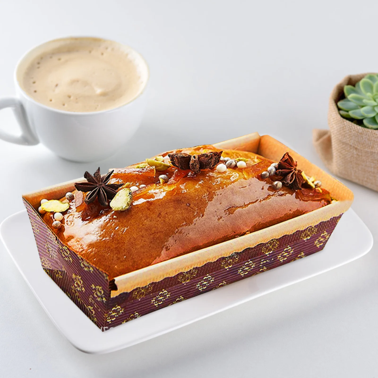 

25Pcs Bread Loaf Molds Non-Stick Disposable Baking Pans for Oven Toast Cake Cooking Boat-Shaped Kitchen Bakeware