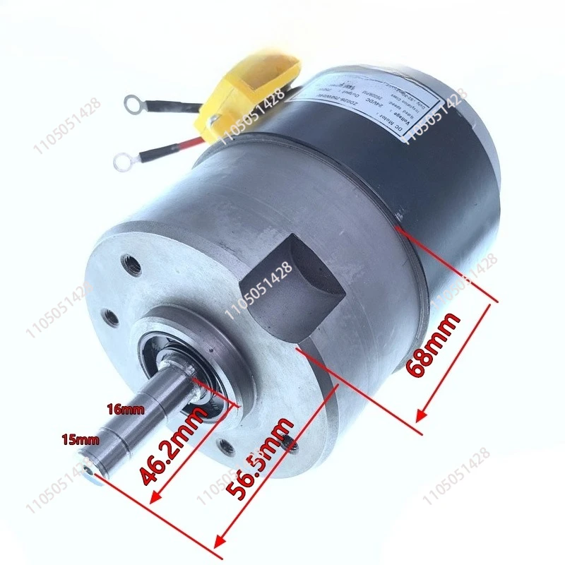 Afterburner small diamond drive wheel motor 24V750W ground cow Z130D750 walking motor motor