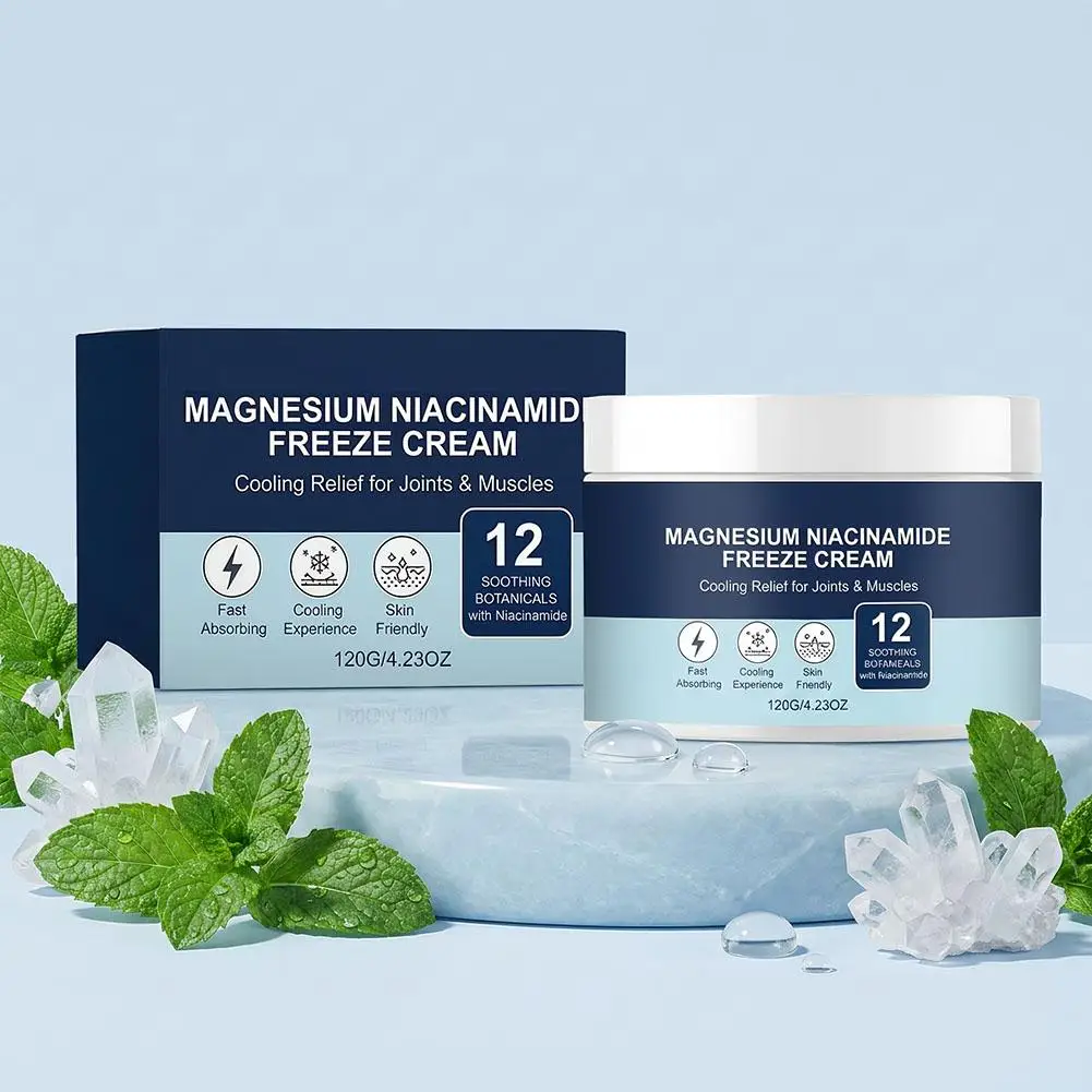 Cooling Body Massage Cream for Joint Muscle Comfort Hand Leg Foot Lightweight Non Sticky Fast Absorbing Daily Care